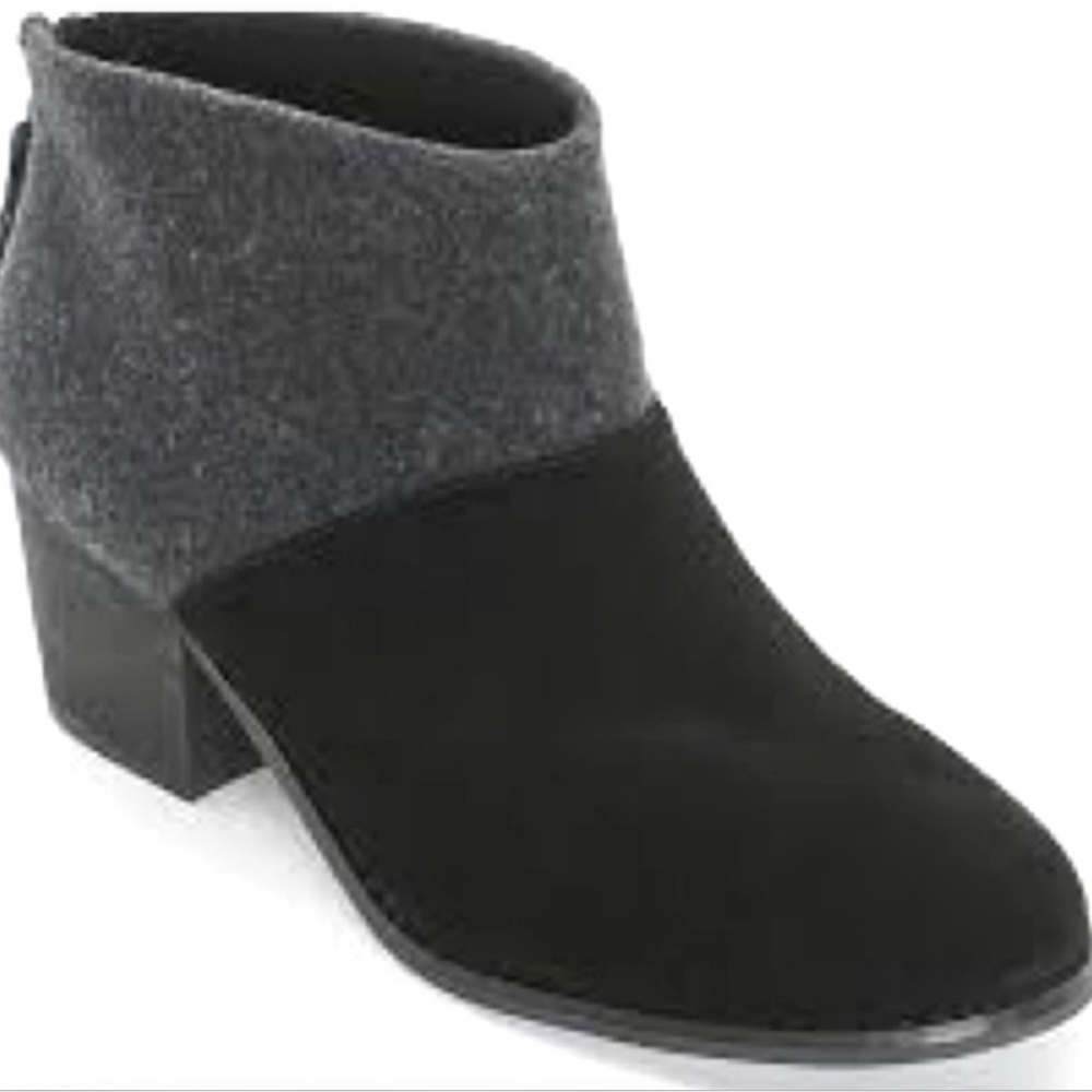 Toms Leila Suede Ankle Booties
